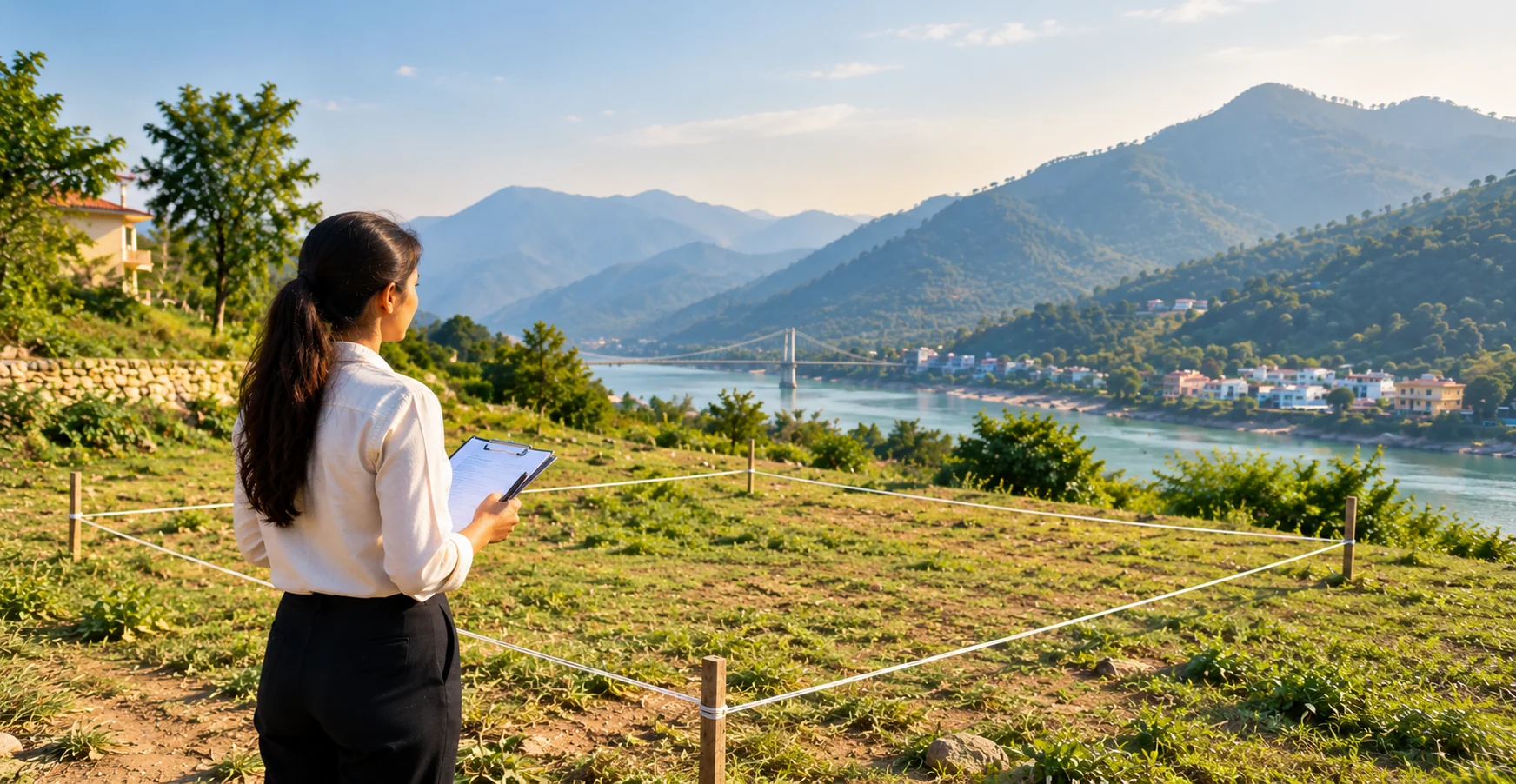 Land purchase and plot inspection in Rishikesh, Uttarakhand